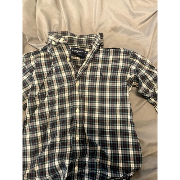 Ralph Lauren Other - Boys Ralph Lauren Plaid Button Down Long-sleeved Shirt (Size 4)
